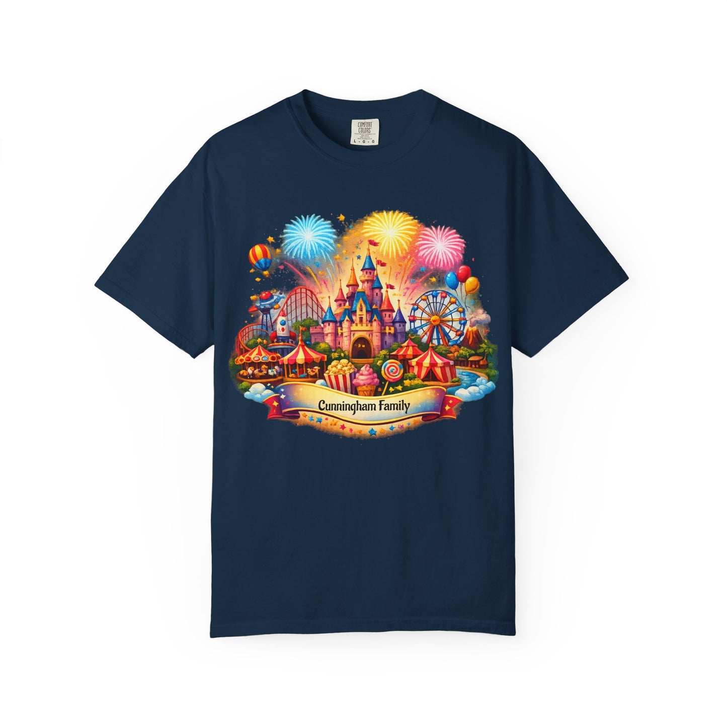 Customizable Name Graphic T-Shirt – for Disney Trips, Theme Park Vacations