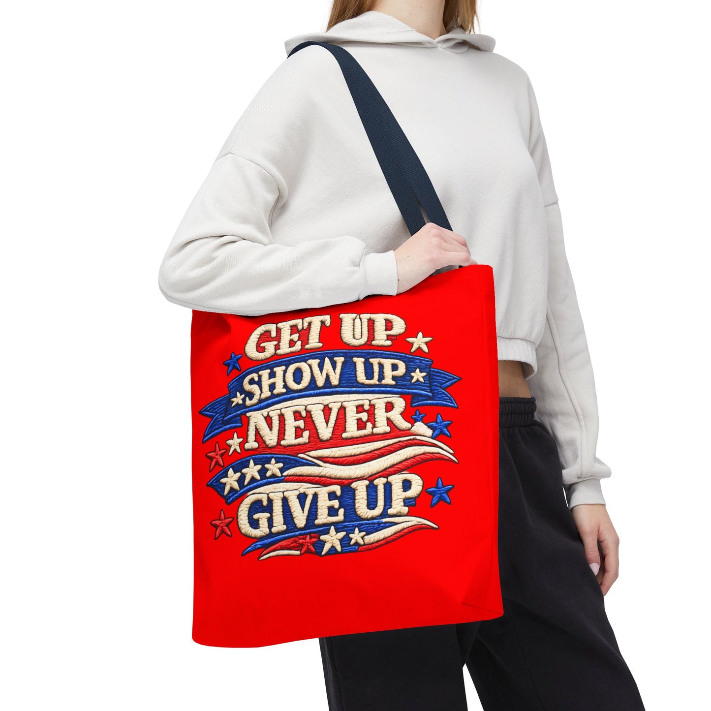 Patriotic 4th of July Tote Bag | Reusable American Pride Shopping Bag | USA Independence Day Beach, Grocery & Everyday Carry Tote