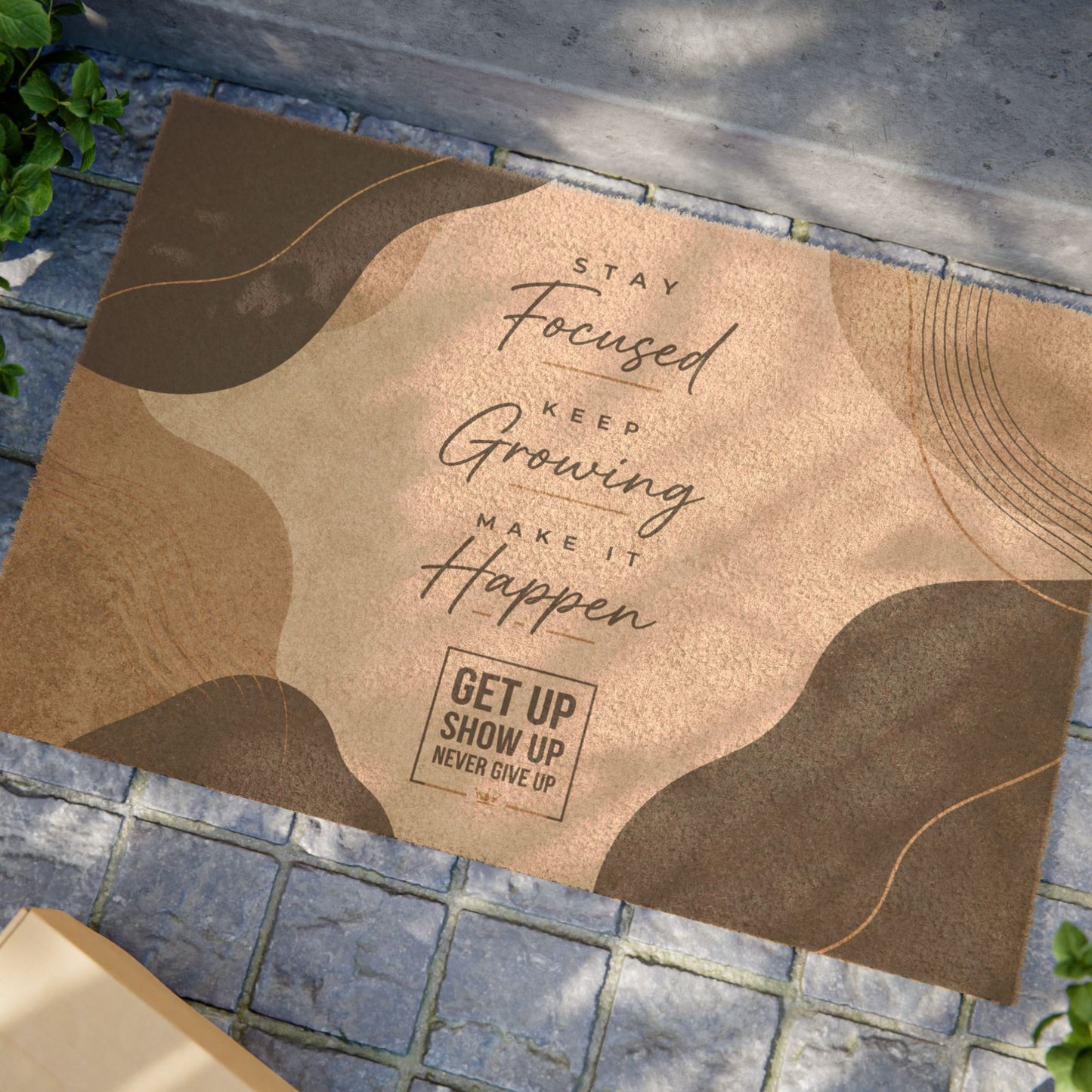 Decorative Front Door Mat – Durable Outdoor Welcome Doormat with Non-Slip Backing