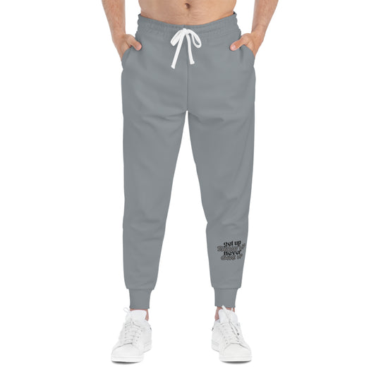 Elite Motivational UNISEX Joggers – Achieve in Comfort & Style (Gravel)