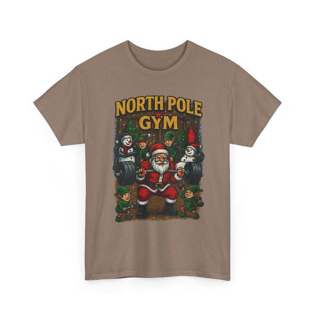 North Pole Gym. Unisex Heavy Cotton Tee