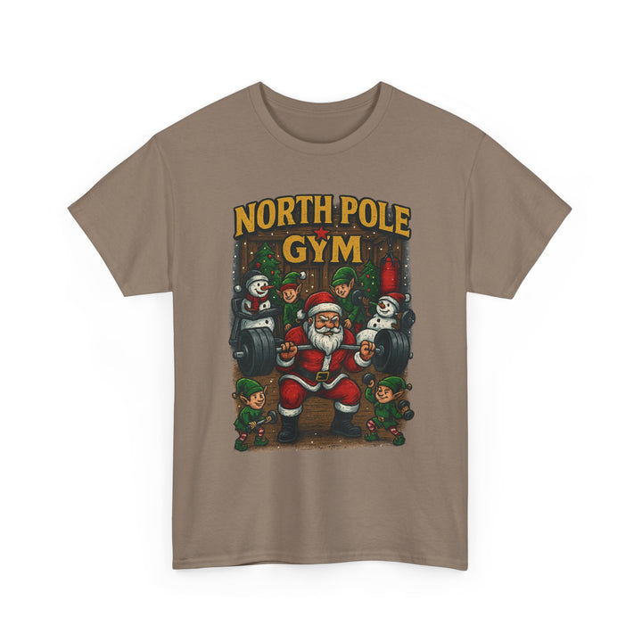 North Pole Gym. Unisex Heavy Cotton Tee