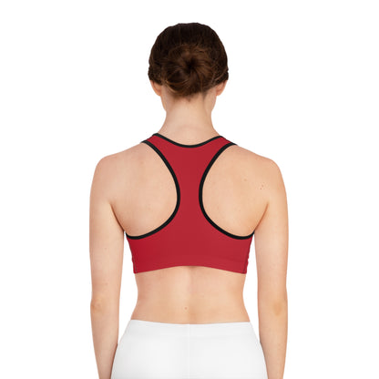 No Excuses Sports Bra – Train Hard, Stay Supported (Red)