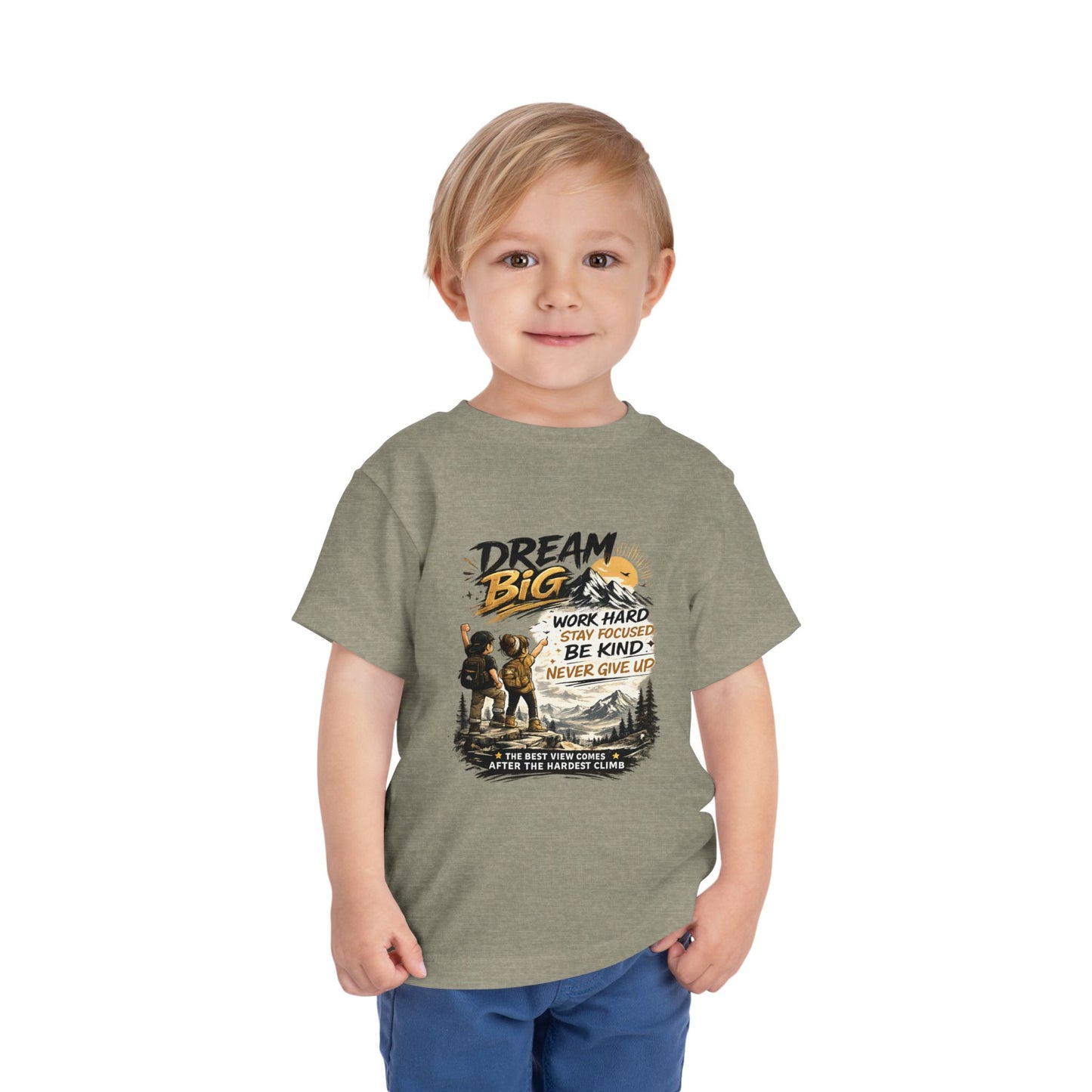 Toddler Motivational T-Shirt | Inspirational Kids Graphic Tee | Soft Cotton Toddler Shirt | Positive Mindset Children's Clothing | Everyday Comfort Tee