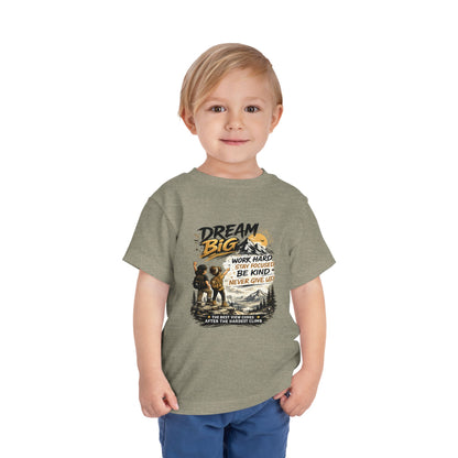 Toddler Motivational T-Shirt | Inspirational Kids Graphic Tee | Soft Cotton Toddler Shirt | Positive Mindset Children's Clothing | Everyday Comfort Tee