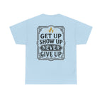 Built In Silence. Unleashed in Iron. Unisex Heavy Cotton Tee