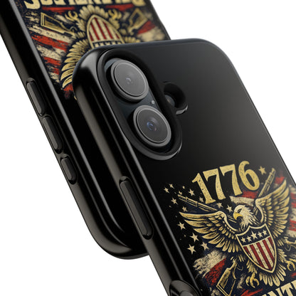Patriotic 4th of July Tough Phone Case | Shockproof Protective Cover for iPhone & Samsung | USA Independence Day Design