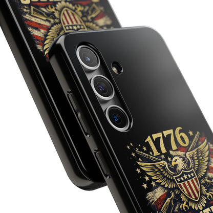 Patriotic 4th of July Tough Phone Case | Shockproof Protective Cover for iPhone & Samsung | USA Independence Day Design