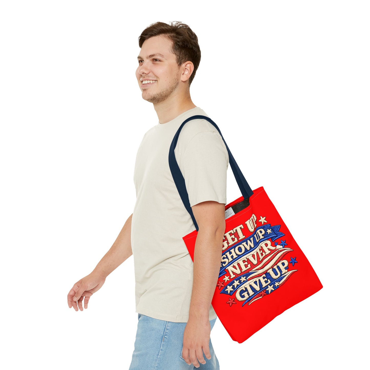 Patriotic 4th of July Tote Bag | Reusable American Pride Shopping Bag | USA Independence Day Beach, Grocery & Everyday Carry Tote