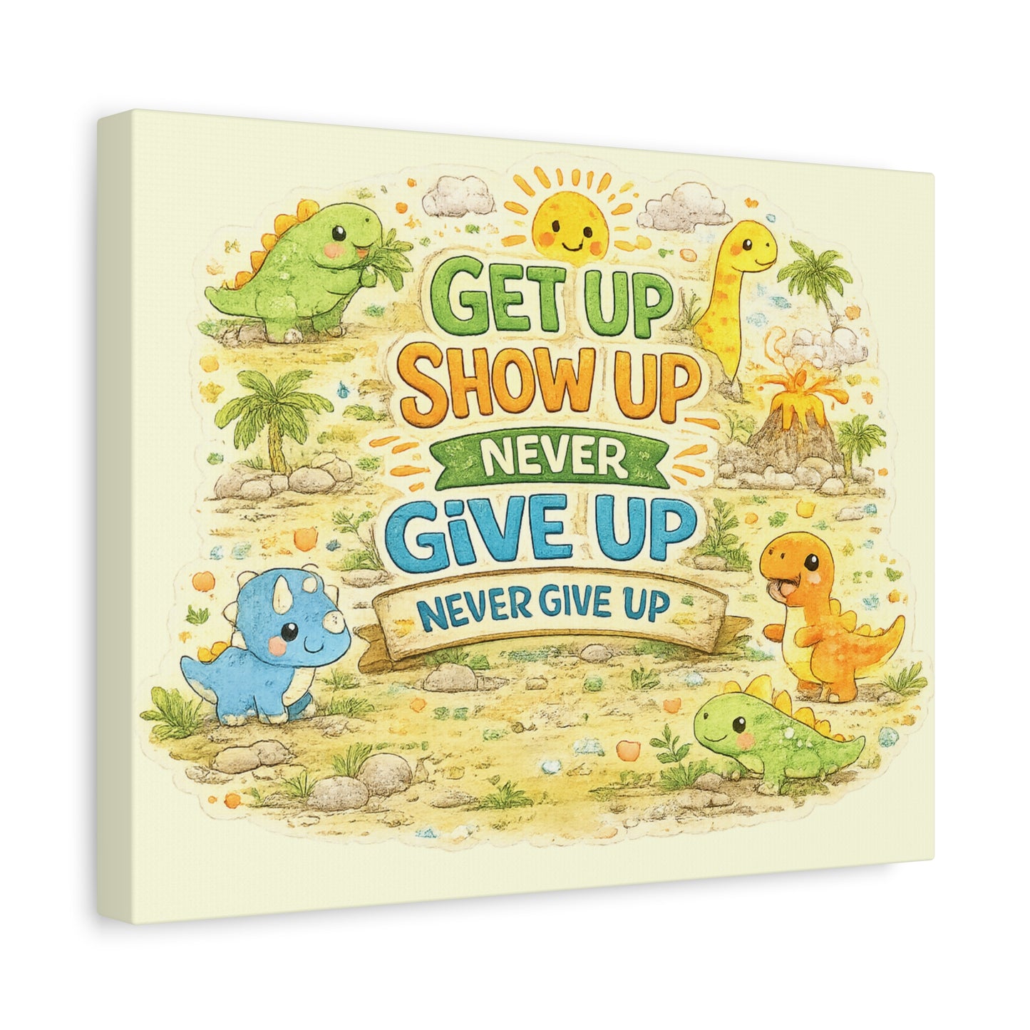 Kids Inspirational Canvas Wall Art – Premium Motivational Canvas Print for Bedroom, Playroom & Nursery Décor