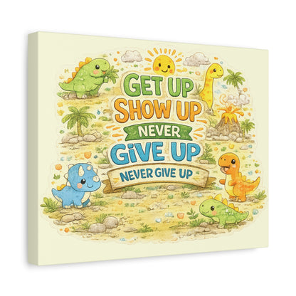 Kids Inspirational Canvas Wall Art – Premium Motivational Canvas Print for Bedroom, Playroom & Nursery Décor