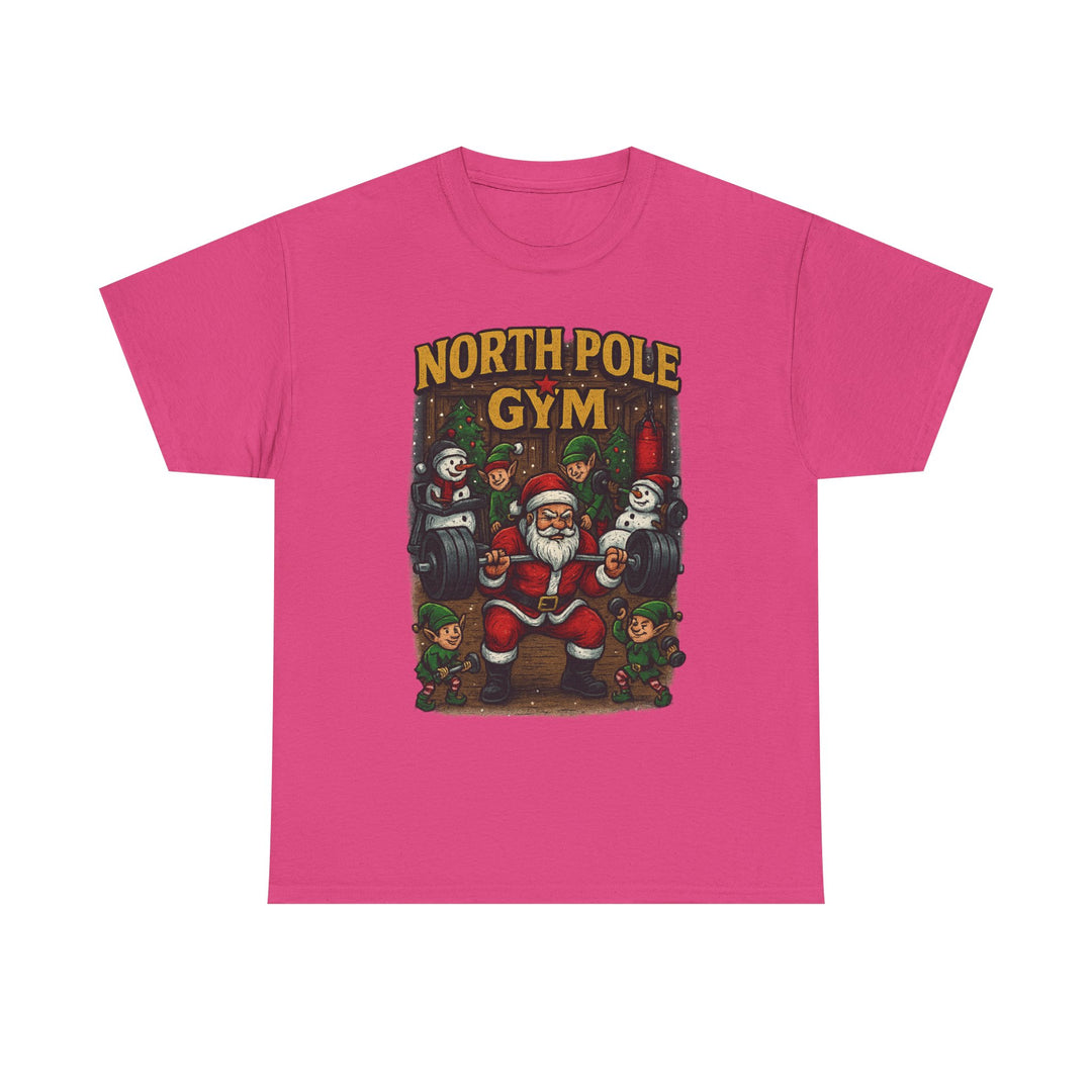 North Pole Gym. Unisex Heavy Cotton Tee