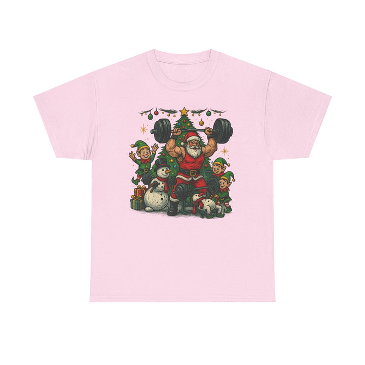 Christmas/Holiday Workout Unisex Heavy Cotton Tee