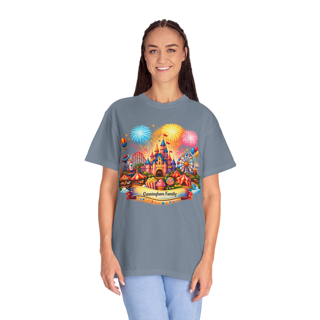 Customizable Name Graphic T-Shirt – for Disney Trips, Theme Park Vacations