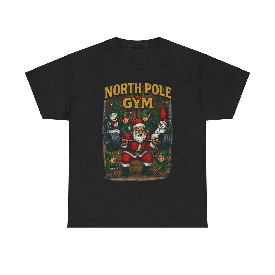 North Pole Gym. Unisex Heavy Cotton Tee