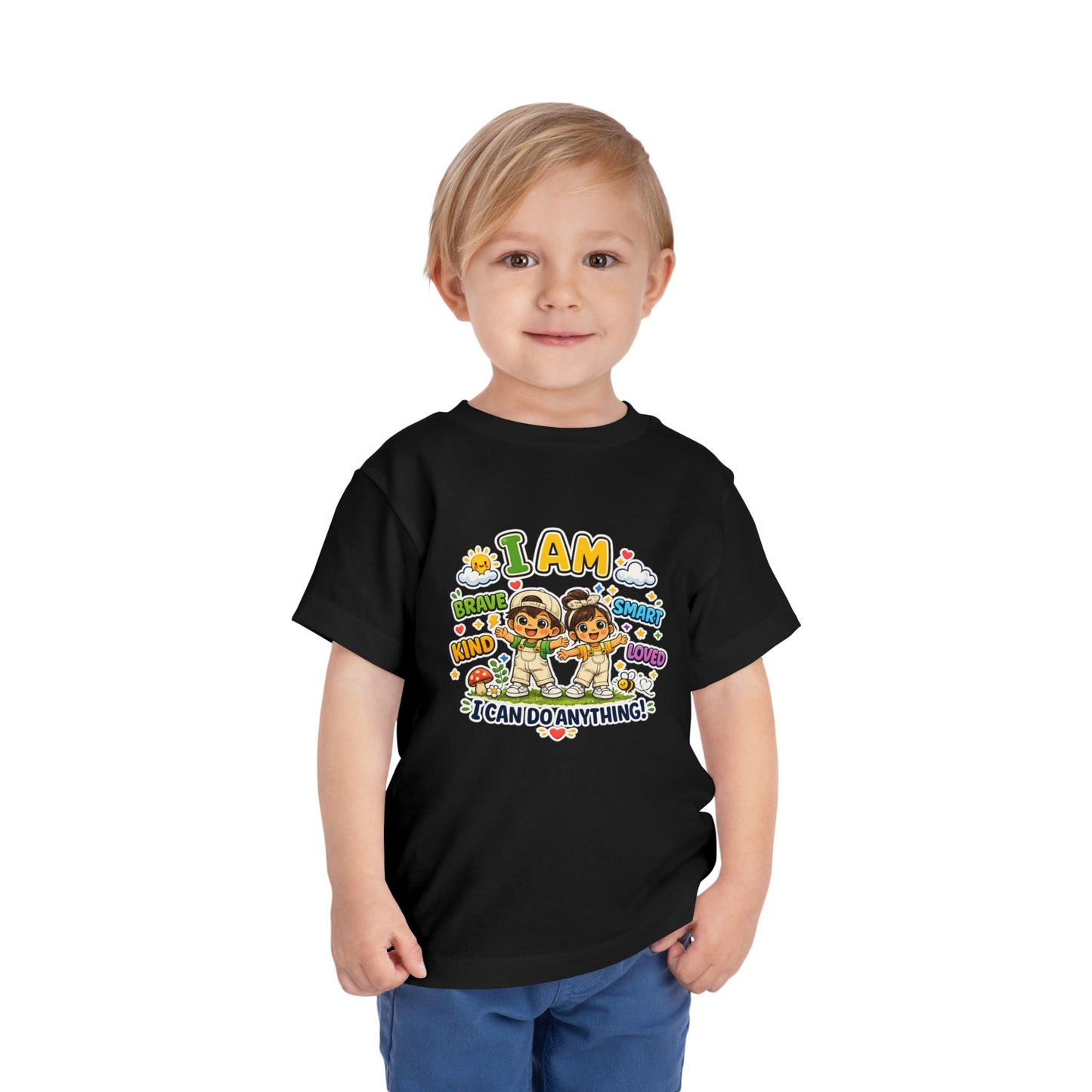 Toddler Motivational T-Shirt | Inspirational Kids Graphic Tee | Soft Cotton Toddler Shirt | Positive Mindset Children's Clothing | Everyday Comfort Tee