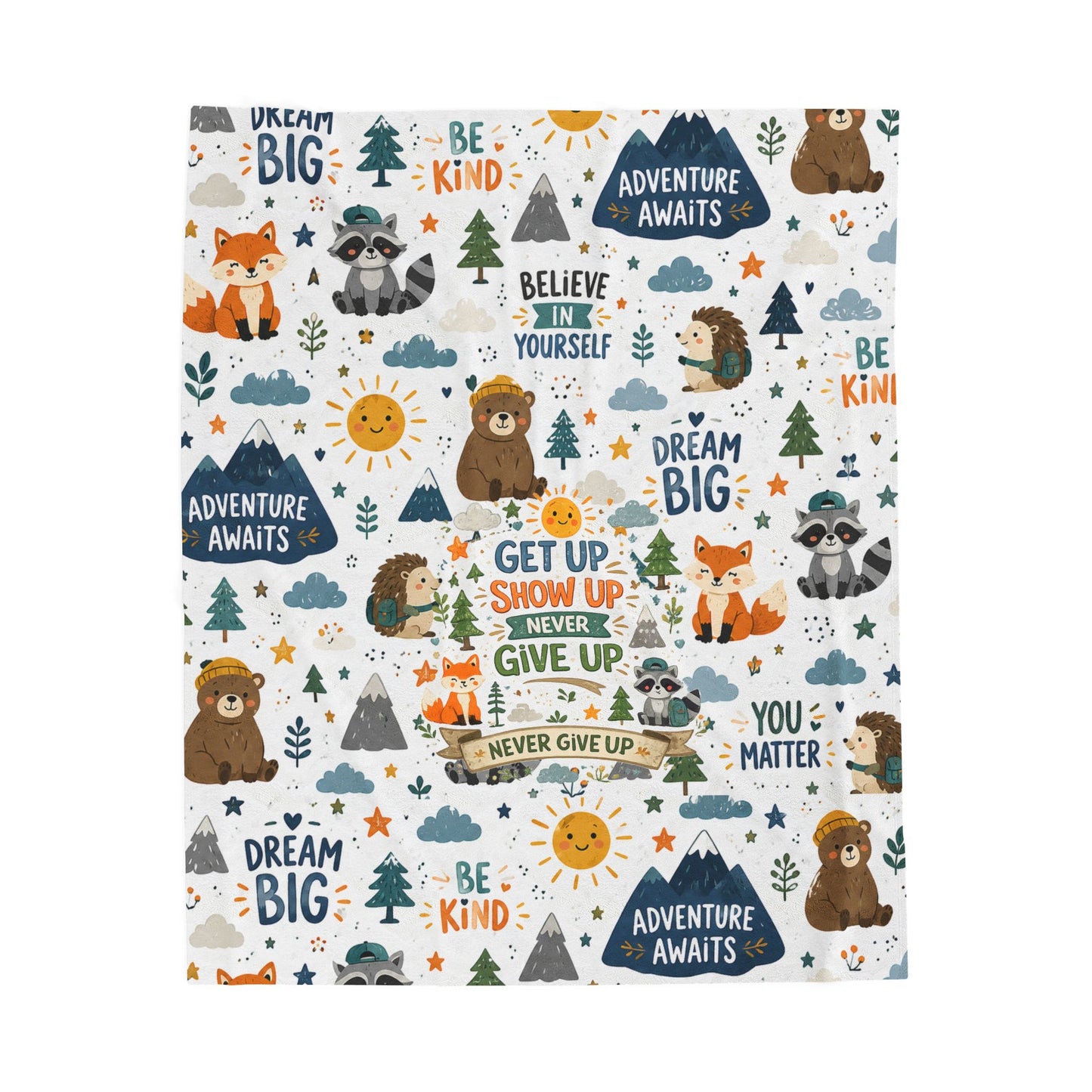 Kids Plush Velveteen Blanket – Ultra Soft Cozy Throw Blanket for Boys & Girls | Warm Lightweight Blanket for Bed, Nap Time & Gifts