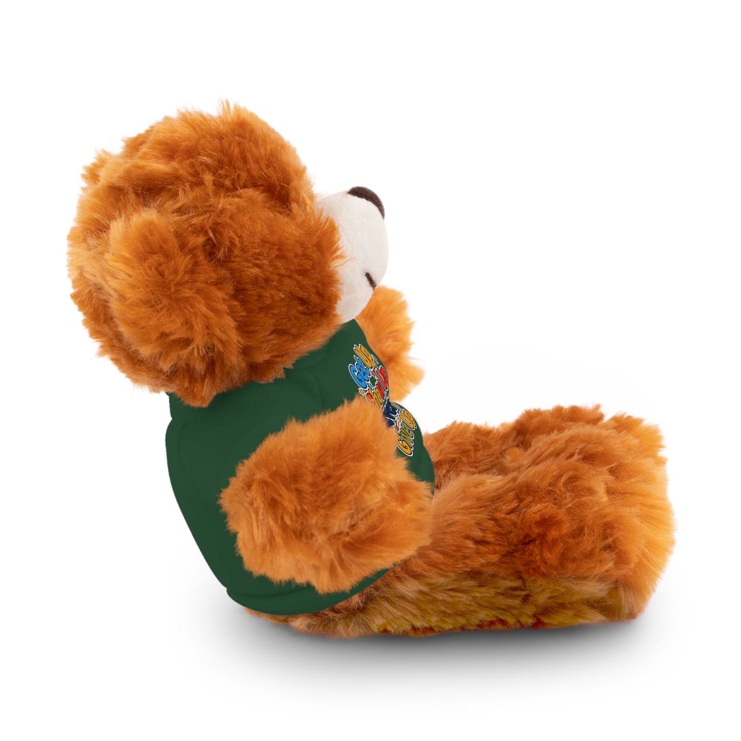 Stuffed Animals with Tee " Get Up Show Up Never Give Up"