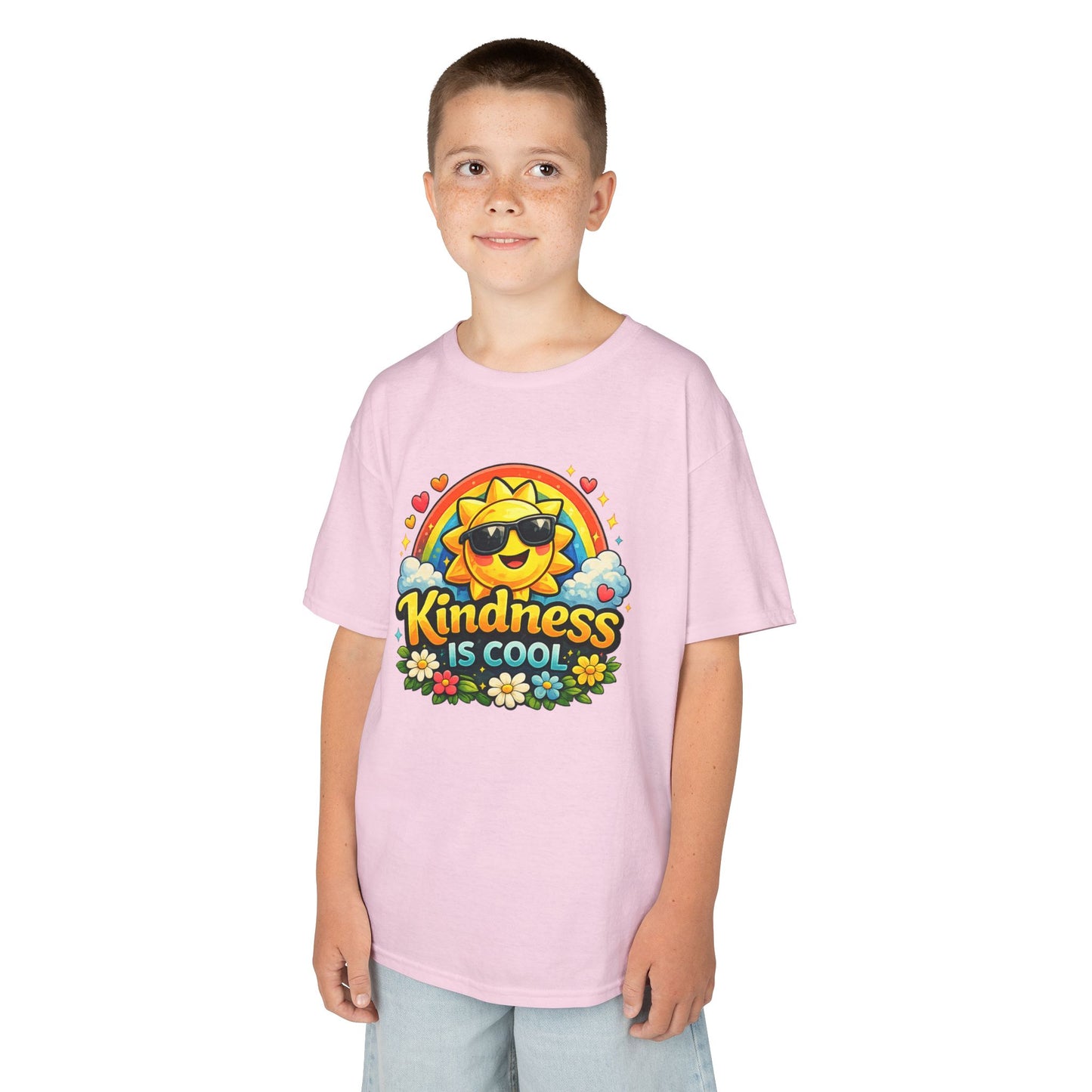 Kids Heavy Cotton™ Tee "Kindness is Cool"