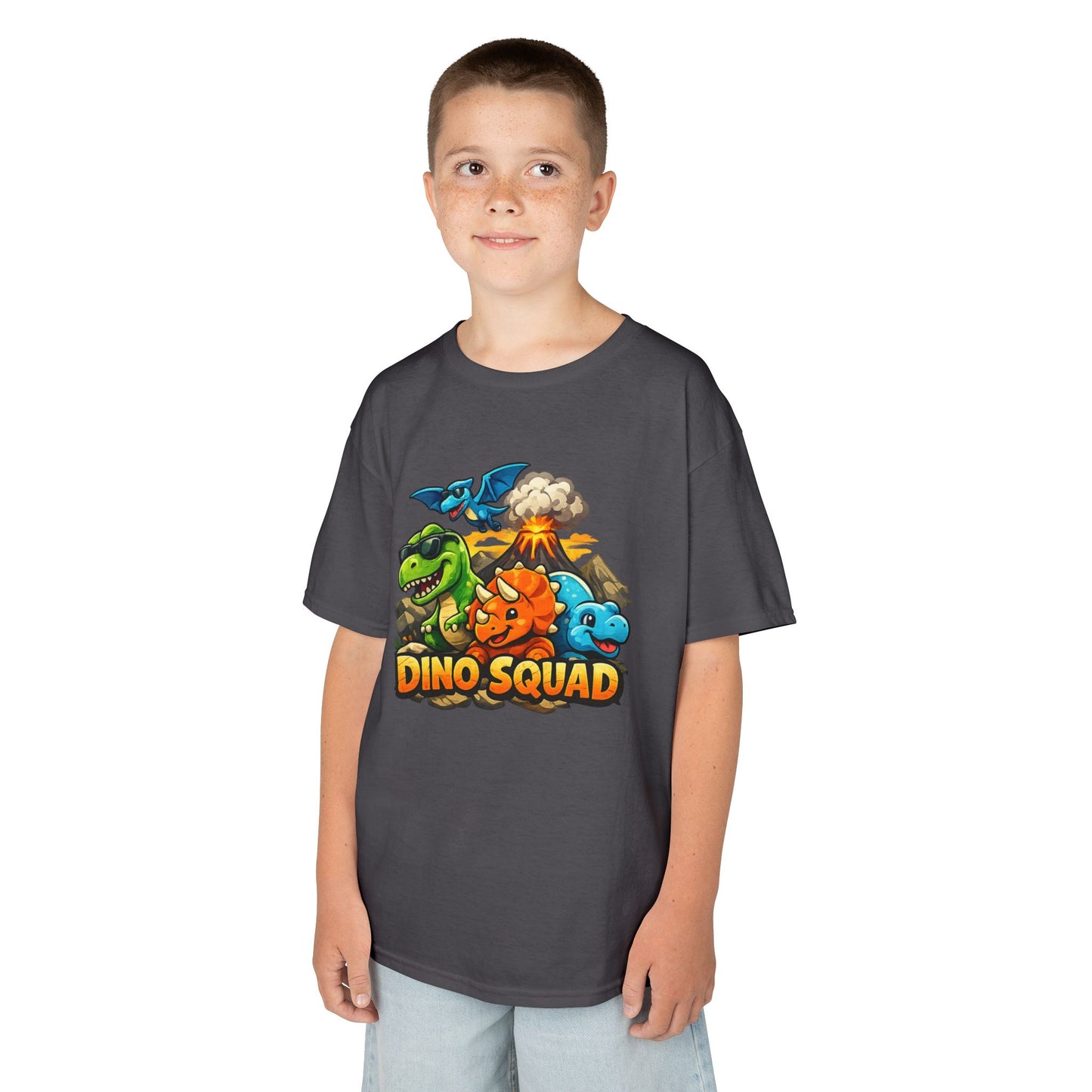 Kids Heavy Cotton™ Tee "Dino Squad"