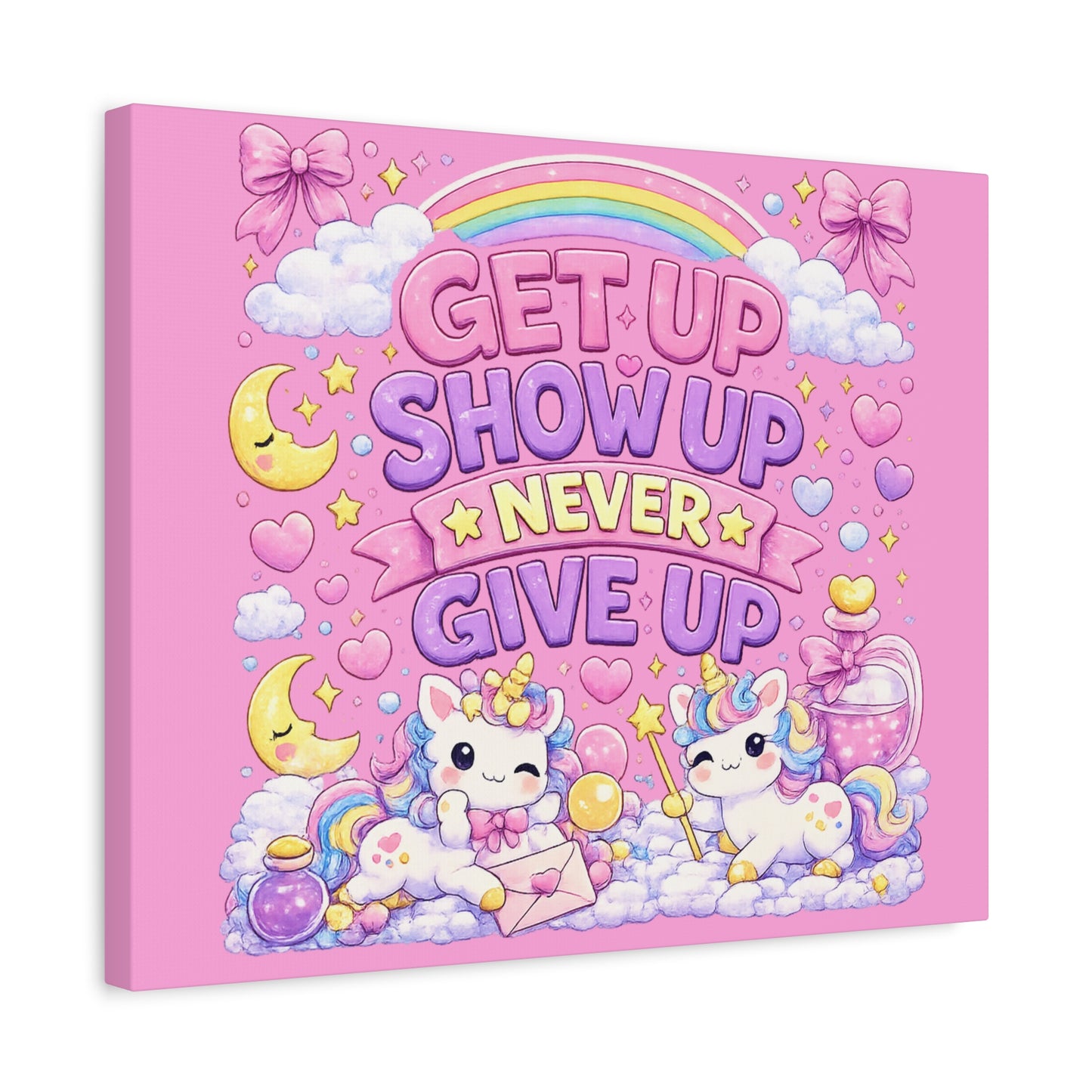 Kids Inspirational Canvas Wall Art – Premium Motivational Canvas Print for Bedroom, Playroom & Nursery Décor