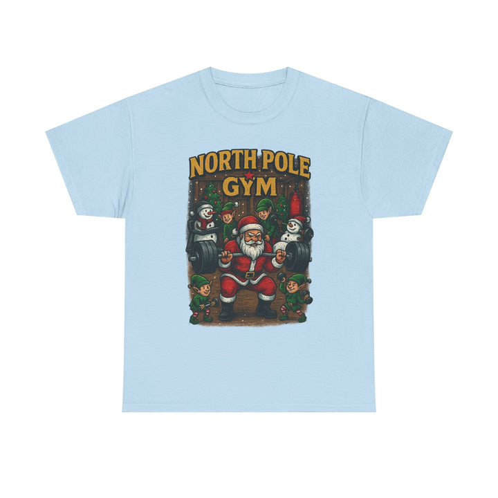 North Pole Gym. Unisex Heavy Cotton Tee