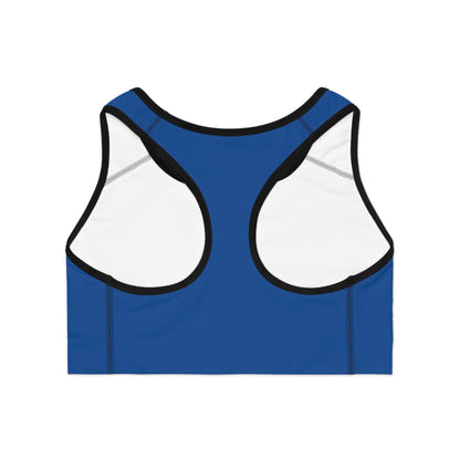 No Excuses Sports Bra – Train Hard, Stay Supported (Royal)