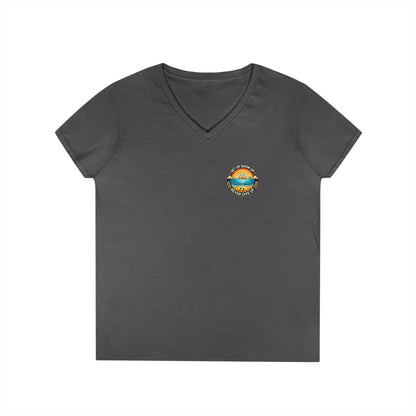 Women's V Neck-Strength in Motion