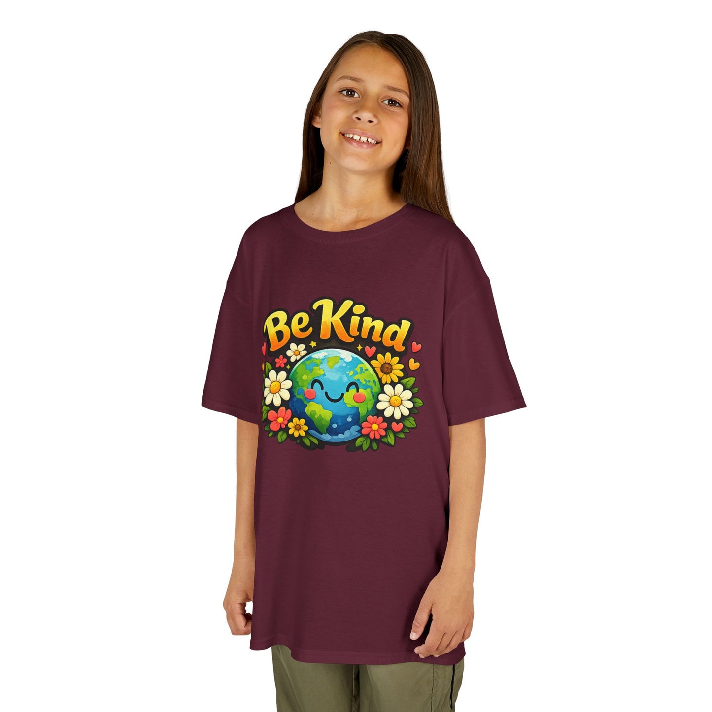 Kids Heavy Cotton™ Tee "Be Kind"