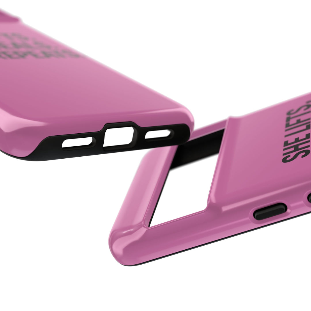 She lifts. She heals. She repeats. Tough Phone Cases