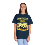 Custom Name Motivational T-Shirt – Can’t Stop. Won’t Stop.