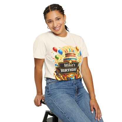 Custom Name Birthday T-Shirt – Get Up Show Up Never Give Up