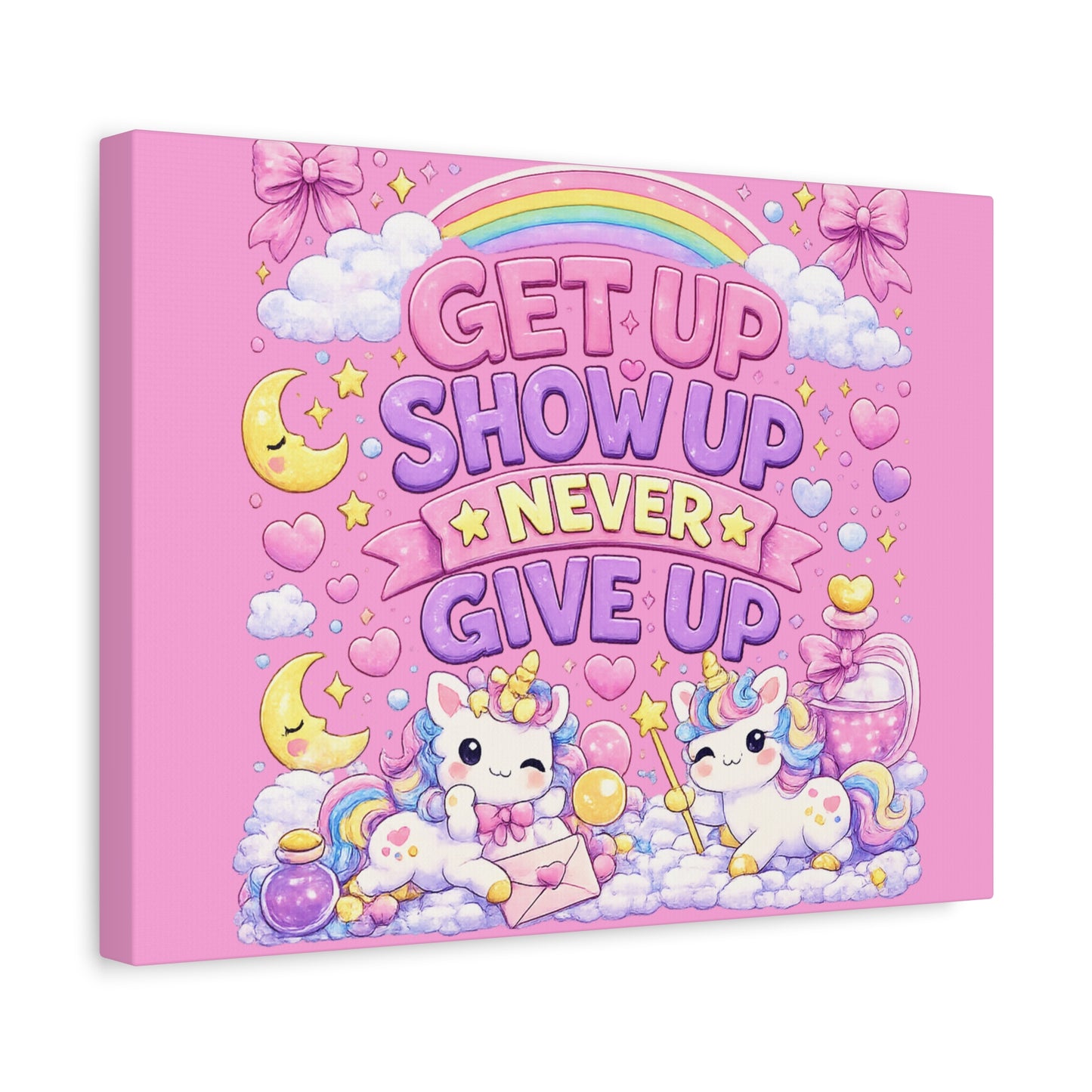 Kids Inspirational Canvas Wall Art – Premium Motivational Canvas Print for Bedroom, Playroom & Nursery Décor