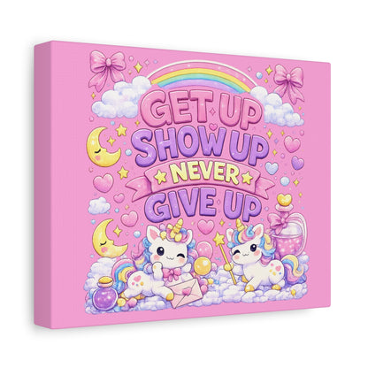 Kids Inspirational Canvas Wall Art – Premium Motivational Canvas Print for Bedroom, Playroom & Nursery Décor