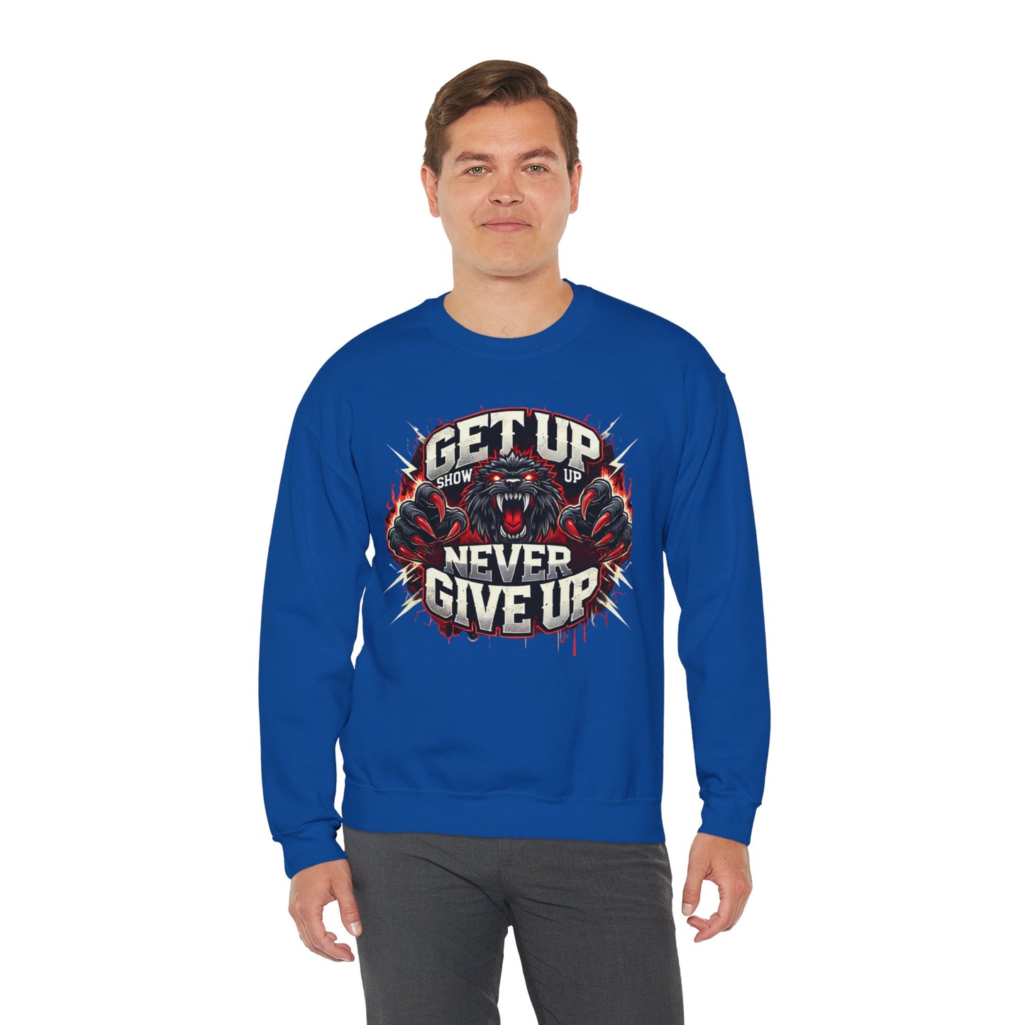 Relentless Drive Crewneck Sweatshirt UNISEX– Stay Warm, Stay Motivated