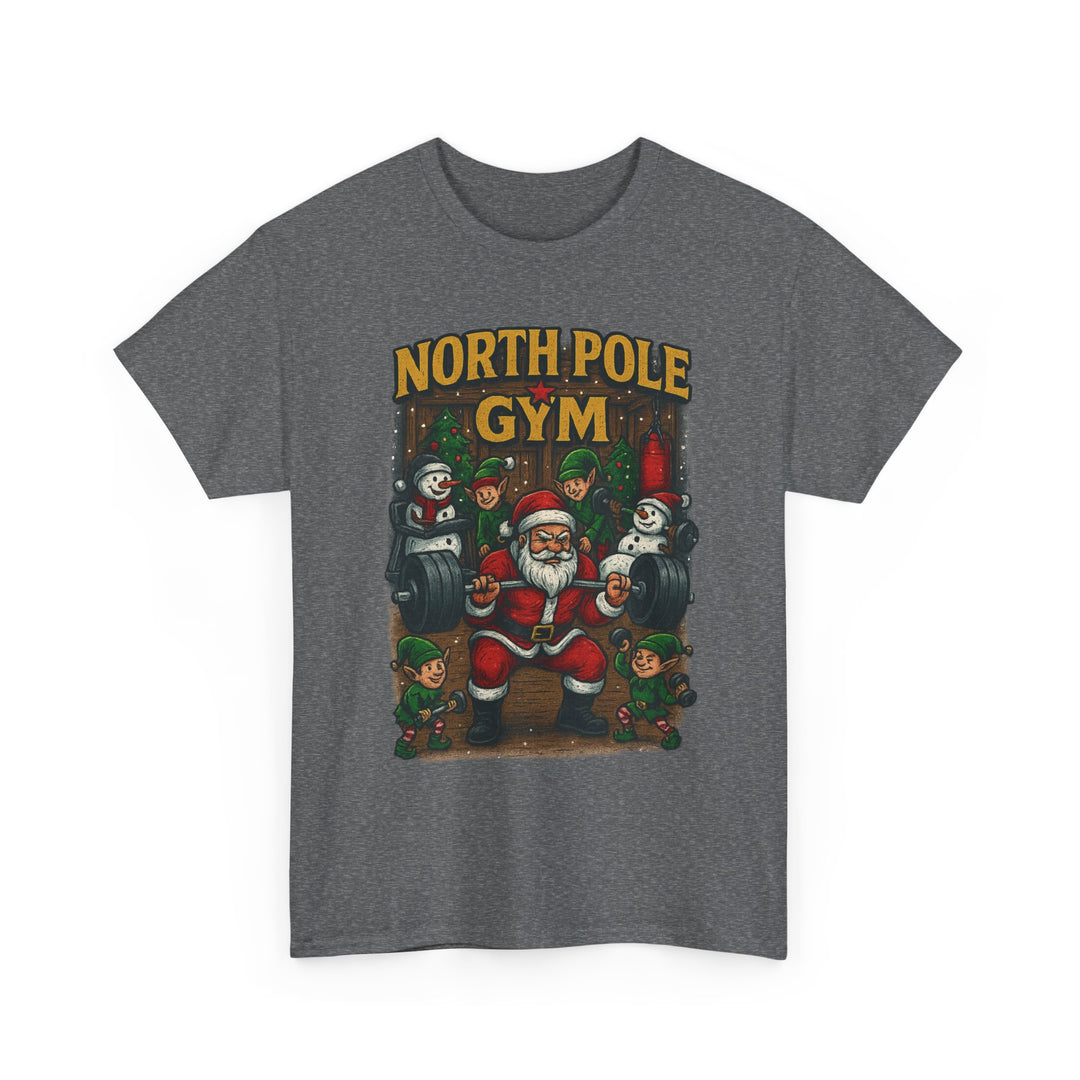 North Pole Gym. Unisex Heavy Cotton Tee