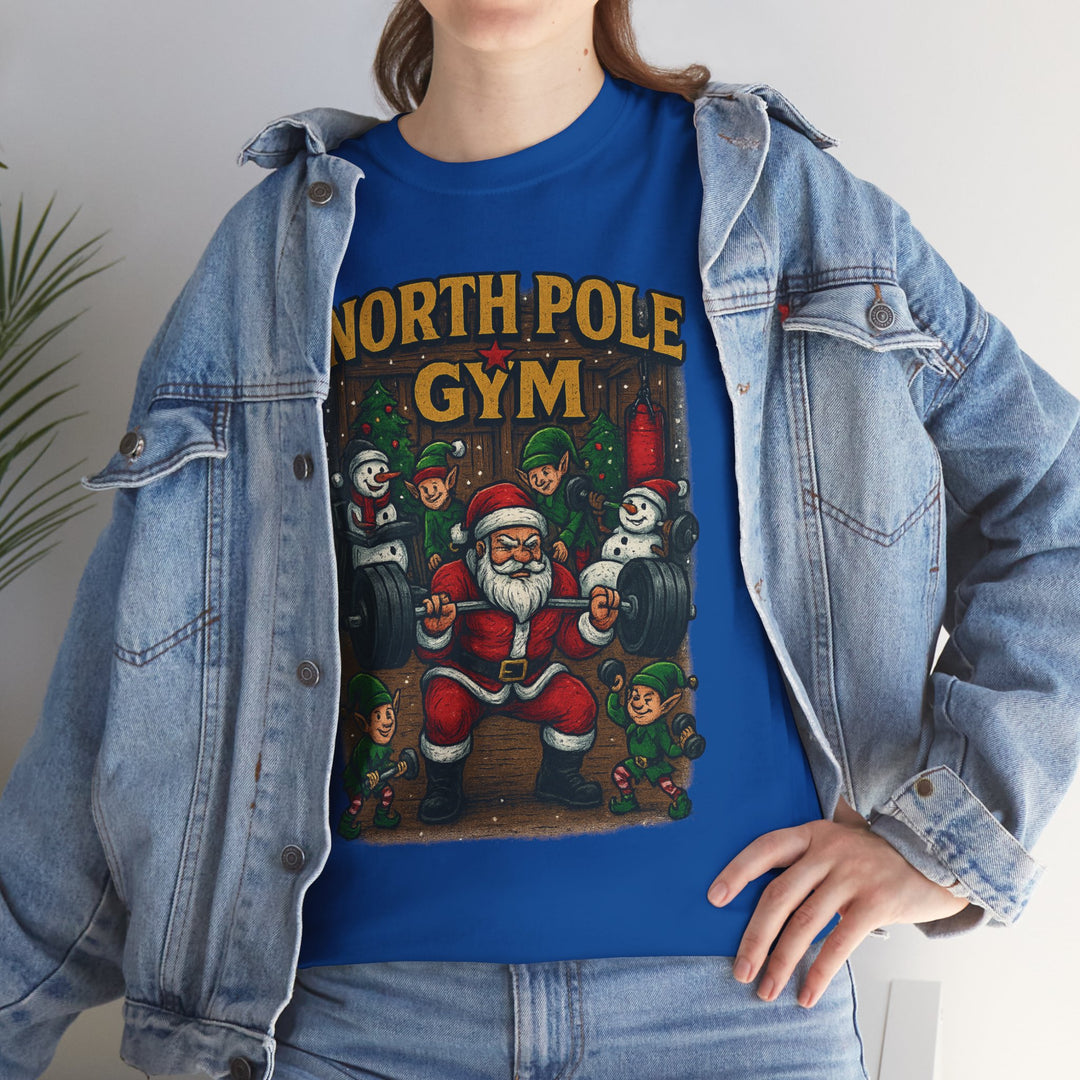 North Pole Gym. Unisex Heavy Cotton Tee