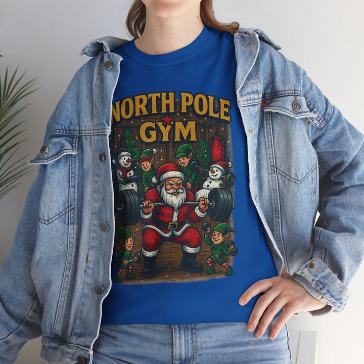 North Pole Gym. Unisex Heavy Cotton Tee