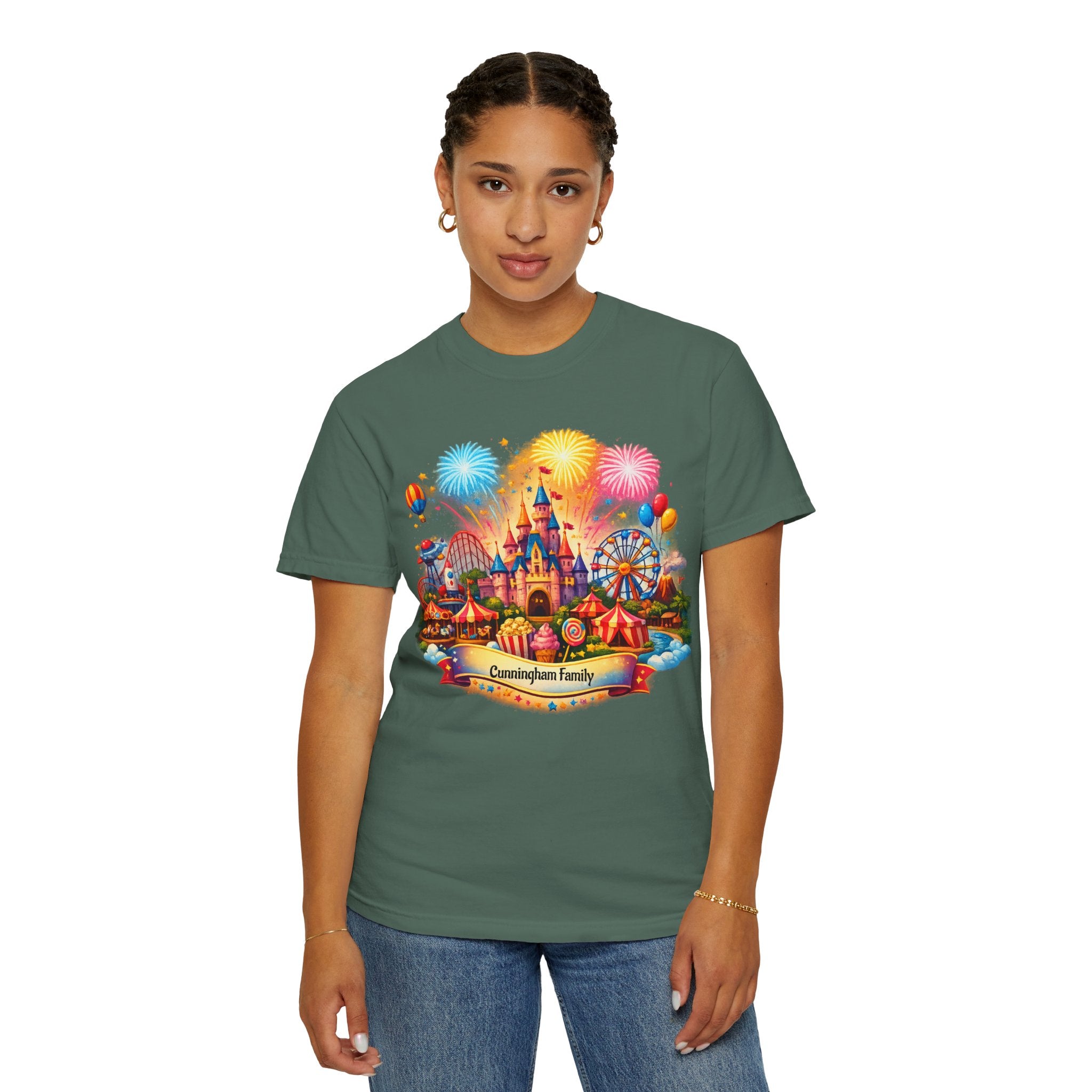 Customizable Name Graphic T-Shirt – for Disney Trips, Theme Park Vacations