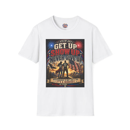 Patriotic 4th of July Unisex T-Shirt | Soft USA Independence Day Tee | American Pride Graphic Shirt for Men & Women