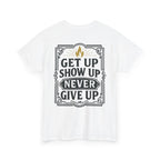 Barbells Over Breakdown. Unisex Heavy Cotton Tee