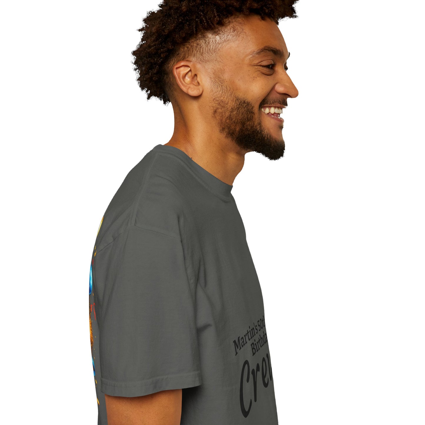 Custom Name & Age Birthday Crew T-Shirt – Personalized Group Shirt