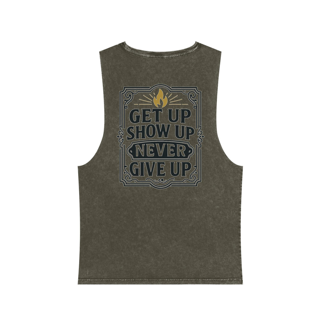Built In Silence. Unleashed In Iron. Muscle tank