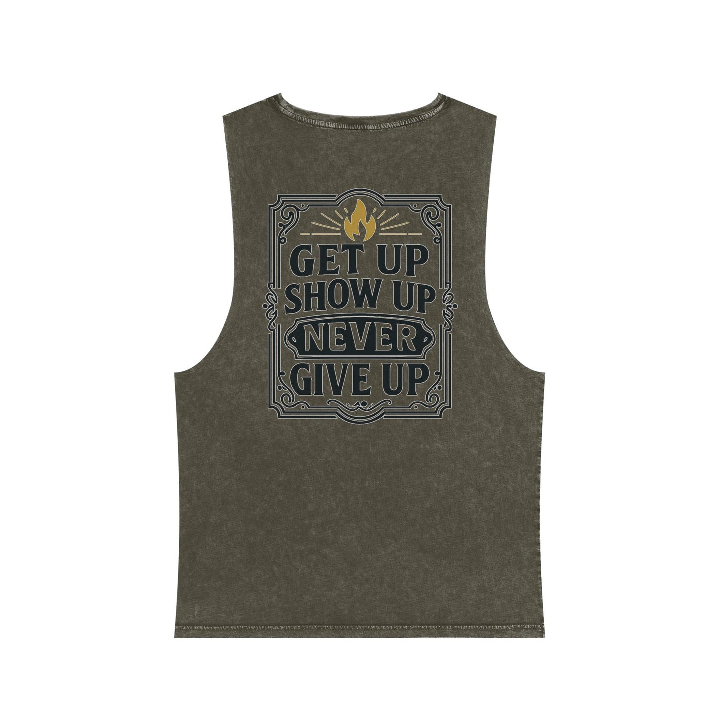 Built In Silence. Unleashed In Iron. Muscle tank
