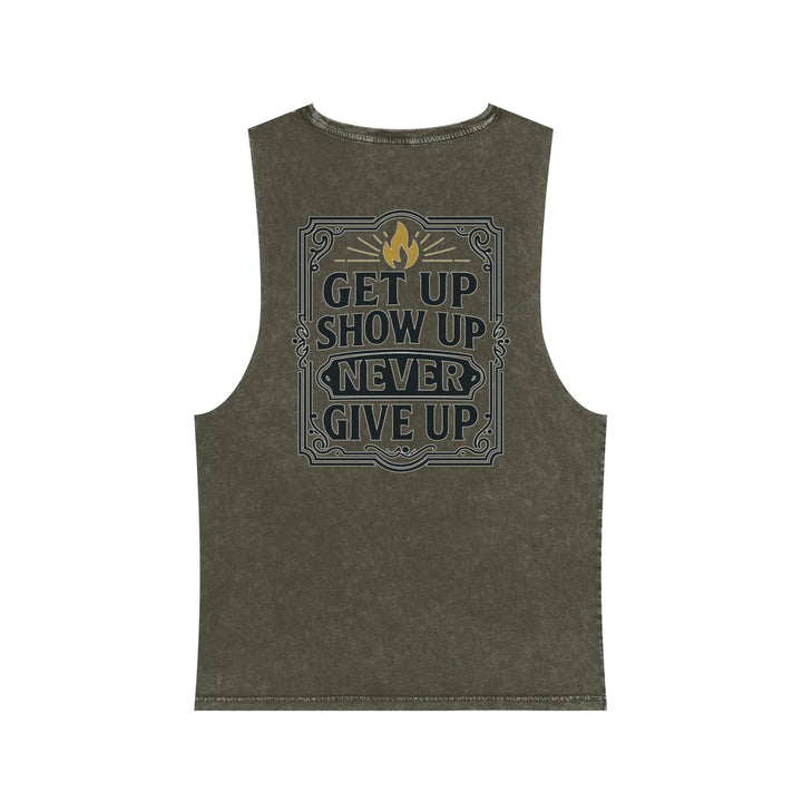 Built In Silence. Unleashed In Iron. Muscle tank