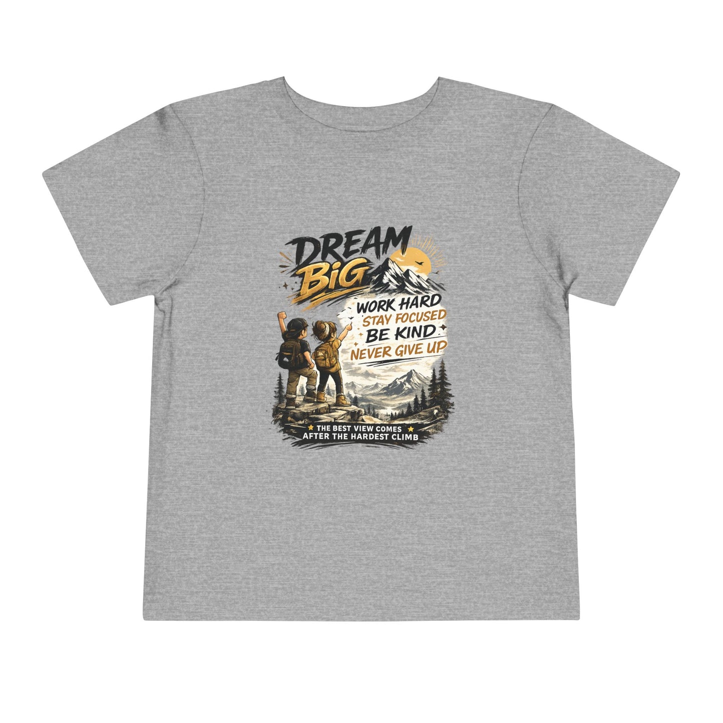 Toddler Motivational T-Shirt | Inspirational Kids Graphic Tee | Soft Cotton Toddler Shirt | Positive Mindset Children's Clothing | Everyday Comfort Tee