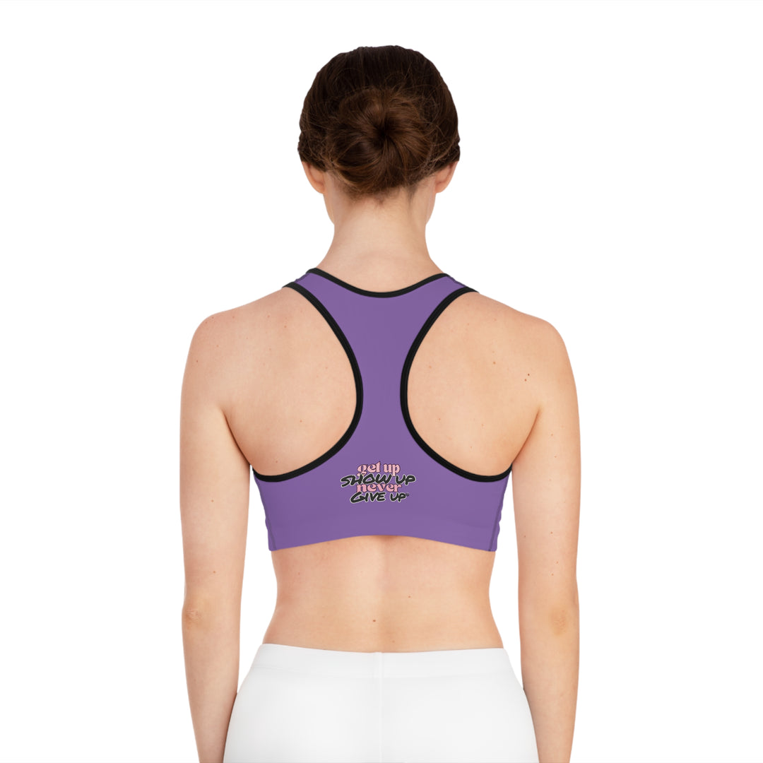 Lift Heavy. Stay Pretty. Outwork Everyone. Sports Bra