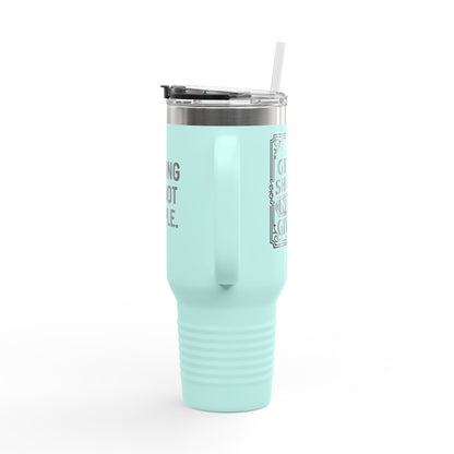 “I Chase PR’s not people” Insulated Travel Mug, 40oz