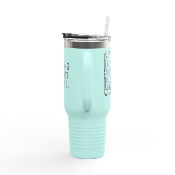 “I Chase PR’s not people” Insulated Travel Mug, 40oz