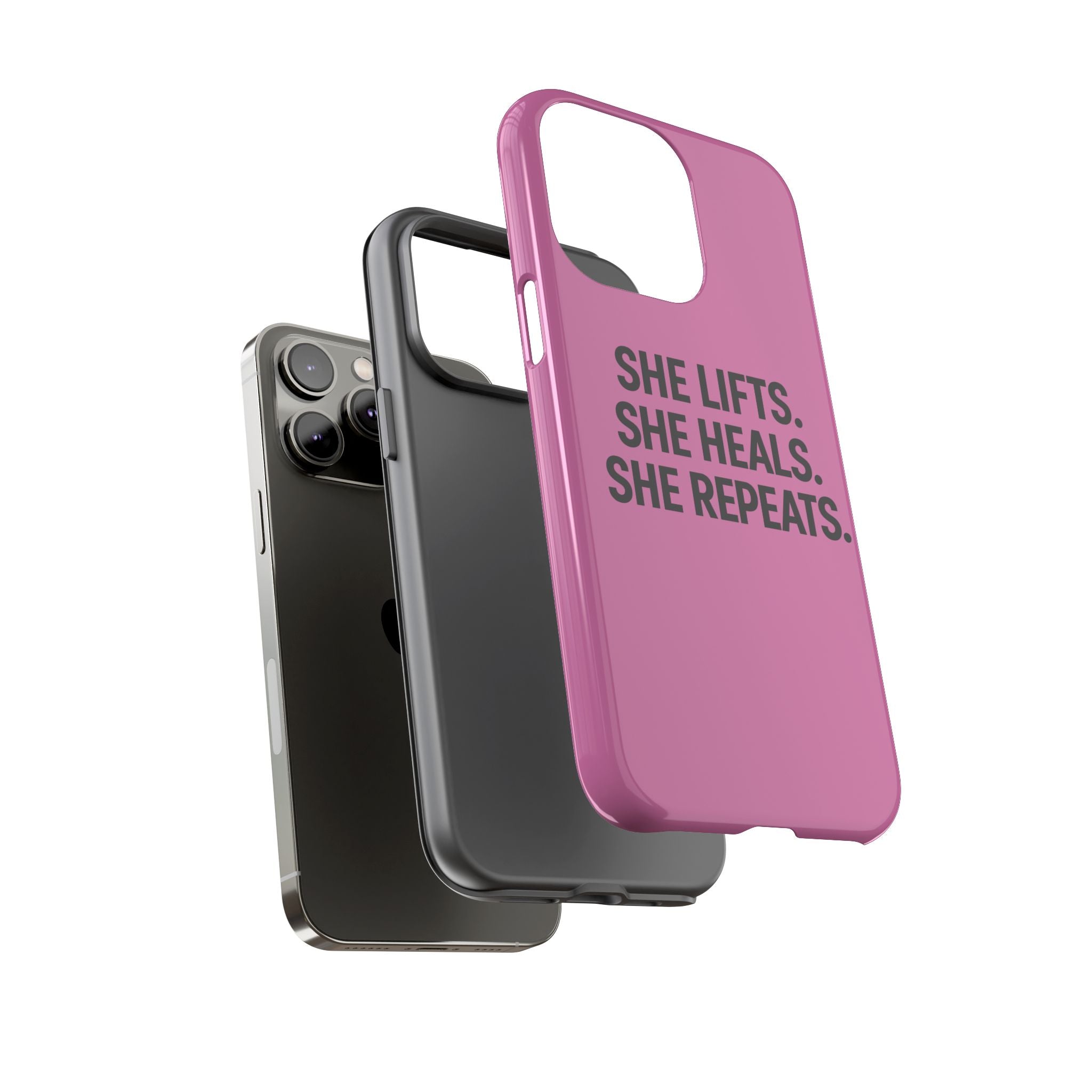 She lifts. She heals. She repeats. Tough Phone Cases